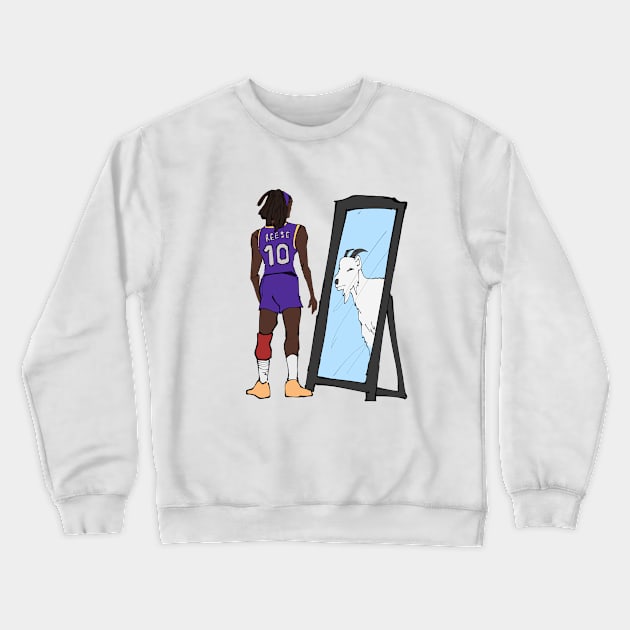 angel reese GOAT Crewneck Sweatshirt by Bread Barcc